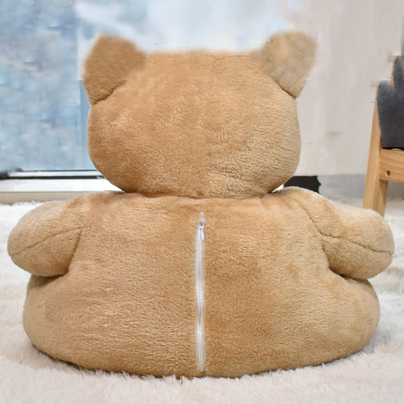 Teddy Bear Cuddler Dog Bed