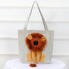 Lion-Shaped Pet Shoulder Bag